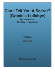 Can I Tell You A Secret piano sheet music cover Thumbnail